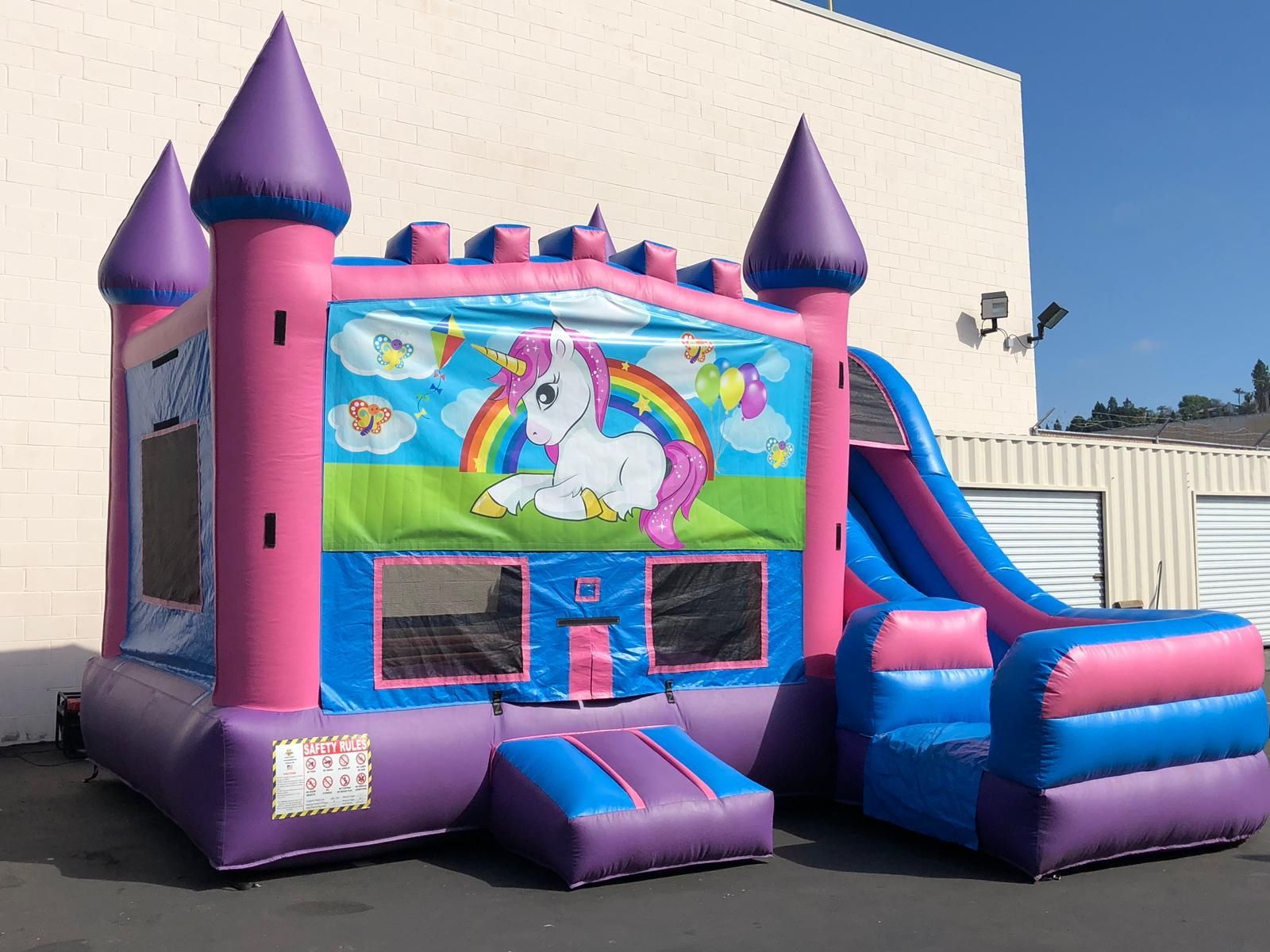 5 in 1 Unicorn Bounce House by My Party Jumpers